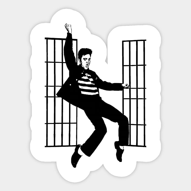 King of the Cell Block Sticker by BradyRain